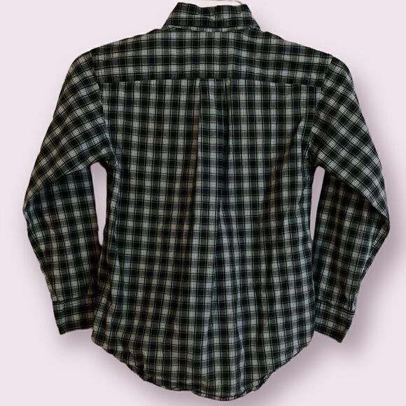 Chaps Collared Long Sleeve Button Down Boys Shirt - Picture 2 of 3
